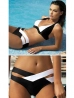 fekete fehér divat bikini