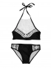 horgolt csipkés bikini