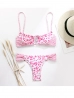 divatos leopárdos bikini