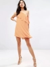 félvállas chiffon ruha