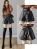 műbőr short övvel