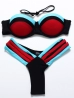 féltangás színes divat bikini