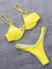 V merevítős tanga bikini