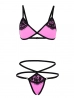 szexi csipkerátétes tanga bikini