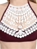 horgolt csipkés bikini