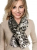 állatmintás műszőrme sál