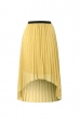 plisszírozott high low szoknya