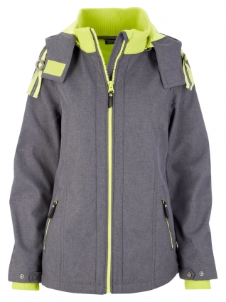 kapucnis softshell kabát