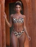 leopárdmintás bralette bikini
