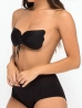 láthatatlan fűzős push-up melltartó