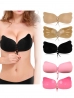 láthatatlan fűzős push-up melltartó