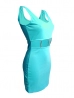 trendi kivágott ruha