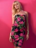 virágos peplum ruha