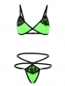 szexi csipkerátétes tanga bikini